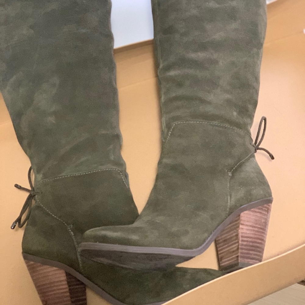 Jessica Simpson Olive Green Over the knee Boots
